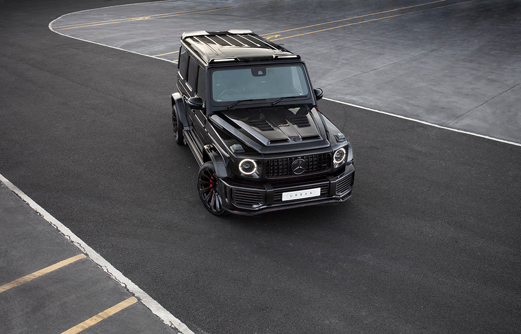 Mercedes G-Wagon Urban Bullnose bonnet in carbon fibre