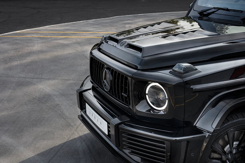 Mercedes G-Wagon Urban Bullnose bonnet in carbon fibre