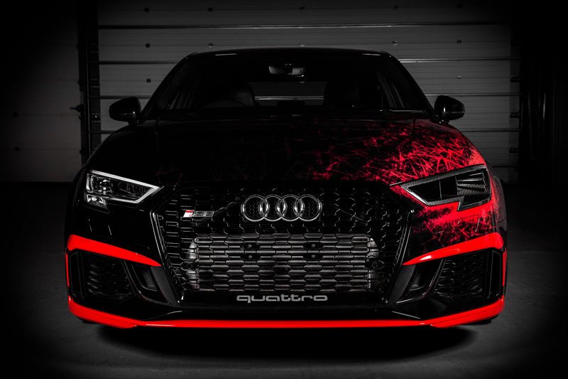 Audi RS3 Carbon Headlamp Race Ducts for Stage 3 intake